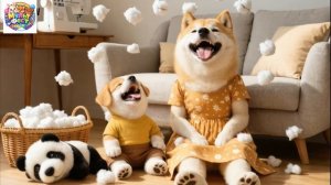 Прогулка щенка Рыжика в парке обернулась трогательным моментом 💖🌧️ Мультик для детей.