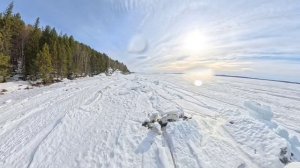 Белое море в марте