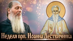 Неделя прп. Иоанна Лествичника.