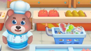 Панда. Панда школьный автобус с обедами. Детям. Часть  9