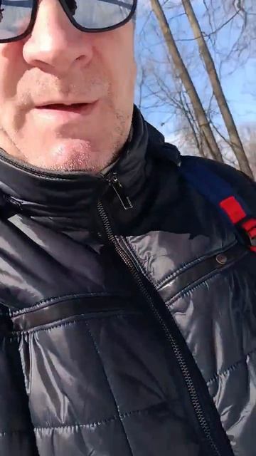 Март,в конце,лыжи