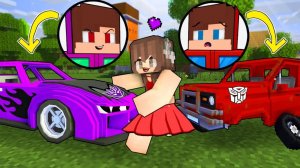 Джей Джей Трансформер против злого Джей ДЖЕЙ Десептикона, влюбленного в девушку. Майнкрафт Мультик