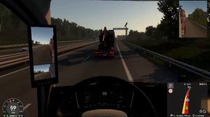 Euro Truck Simulator 2 #59  - Перевозка Автомобилей 342км