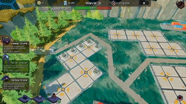 Core world gameplay Meka Defence forces