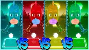 Герои в масках Coffin Dance в Tiles Hop lvl 16 - Мультик PJ Masks