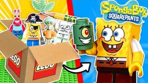 Распаковка загадочных минифигурок LEGO SPONGEBOB…