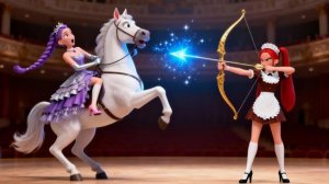 Руми превращается в лягушку от тёмной магии Миры. Охотники на демонов.