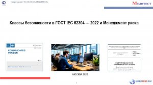 Классы ПО в ГОСТ 62304 и ГОСТ 14971