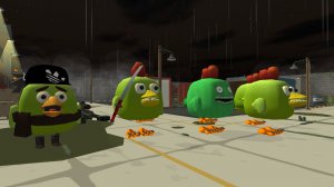 Зомби-апокалипсис в ChickenGun (Чикен Ган) 2 серия (2 часть). #ЧГ #ChickenGun #ЧикенГан