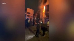 В Сети появились кадры ракетного удара по Араду и его последствия