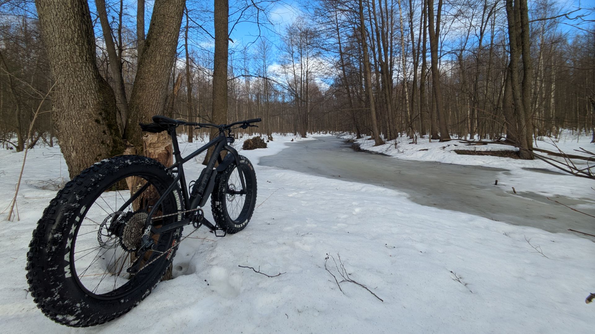Весенний заезд на фэтбайке