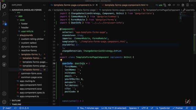 Decoded Frontend - 004 - Binding Component Data to the Form