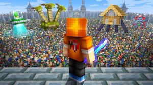 Майнкрафт, но Ты Управляешь 1 МИЛЛИОНОМ МОБОВ в БИТВЕ ЗАМКОВ !