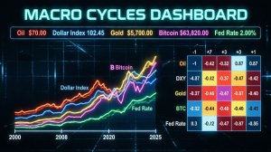 📊 МАКРОЦИКЛЫ 2026: Полный Прогноз | Нефть, Золото, Биткоин, Доллар, Ставка ФРС