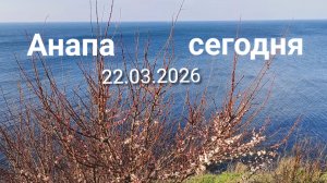 Анапа 22.03.2026 сегодня