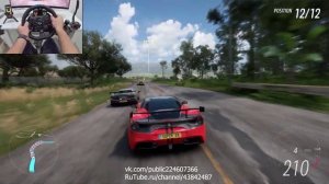 🏎️ Mercedes-AMG C63 S Coupe против суперкаров в салоне — Forza Horizon 5 с рулём Logitech G923