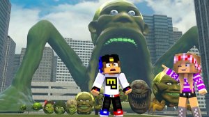 МОЙ ДРОН снял ЛИН ГАНГ в МАЙНКРАФТ НУБ И ПРО ЭВОЛЮЦИЯ ВИДЕО MINECRAFT Евгенбро