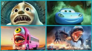 ПАРАВОЗИК ТОМАС против МАКВИНА и МОНСТР-АВТОБУСА 🚂🏎️ ВЕСЕЛЫЙ ТАНЕЦ: Смешные МУЛЬТИКИ ✨🚀