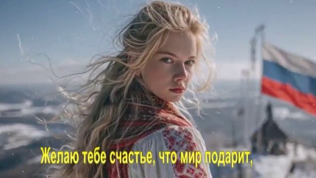 Желаю тебе счастье, что мир подарит,