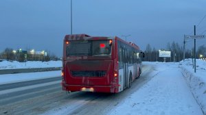 Автобус  ЛиАЗ-5292.67 (CNG) №Р340ХУ на маршруте №20 в Перми, 2026 год