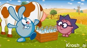 Смешарики, но эпизод сделал ИИ — село Молочное (2 сезон, 1 эпизод)