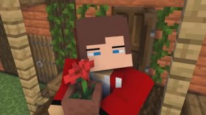 Джей Джей влюблялся в девушек Трансформеров автоботов и десептиконов. Майнкрафт Мультик