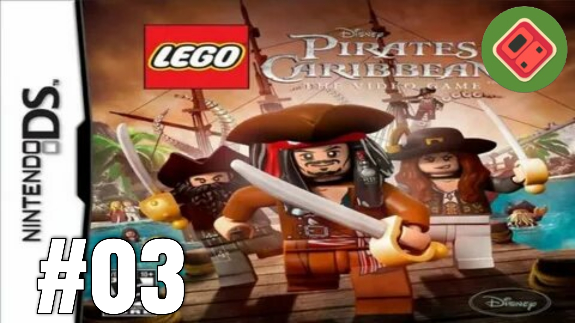 Прохождение игры на MelonDS | Lego pirates of the Caribbean the video game #02