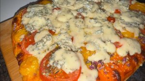 Сегодня пицца на завтрак, вкусно и сытно.