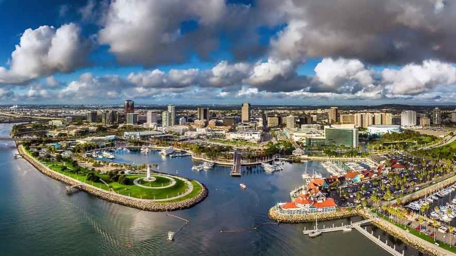 Прогулка по Long Beach, California.