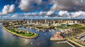 Прогулка по Long Beach, California.