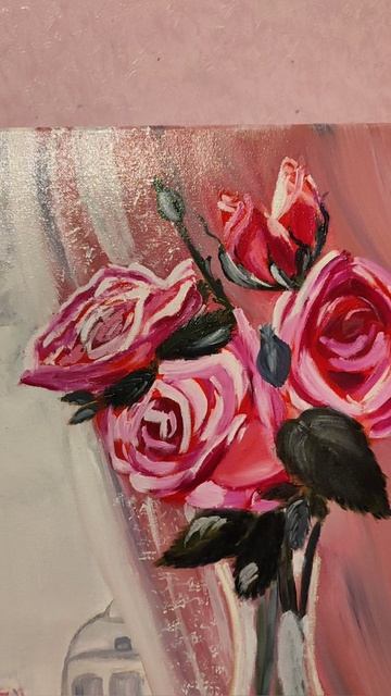 Рисовать может каждый 🌹Масло и холст 🥰