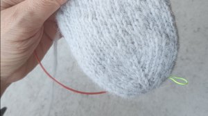 Набираем петли на уши Заяц