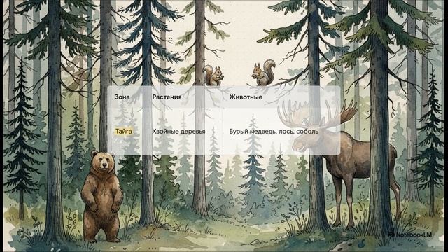 География 8 класс параграф 39 Растительный и животный мир кратко