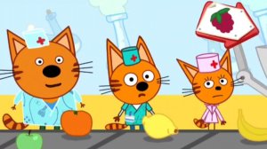 Три кота Доктор. Больница игра мультфильм