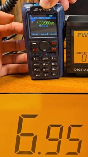 Рация AnyTone AT-D890UV мощность в аналоговом режиме