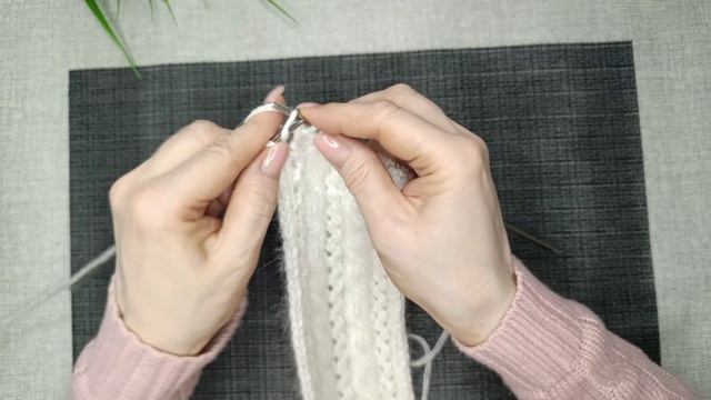 Повязка с кольцом -лицевые ряды