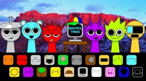 СПРУНКИ ПОЮТ ПЕСНЮ BEAUTIFUL THINGS! НЕСРАВНЕННОЕ ИСПОЛНЕНИЕ SPRUNKI МУЗЫКА рЕМИКС РЕАКЦИЯ