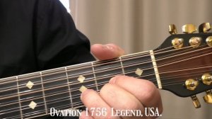 Тест. *Ovation1756 Legend* USA 1988г.