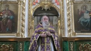 Проповедь отца Павла. Неделя 4-я Великого поста. 22.03.2026