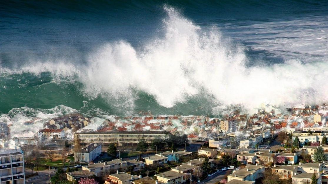 Мощное Цунами в Истории Человечества — Волна 500 Метров