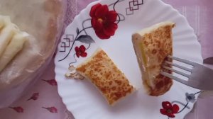 А вы так готовили, яйцо в блинчике?