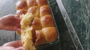 Булочки как пух на закваске с морковью