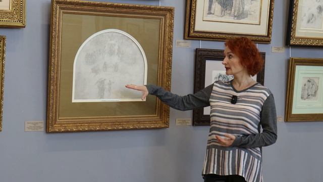 Иван Яковлевич Билибин. Эскизы фресок для храма Успения Богородицы в Ольшанах.