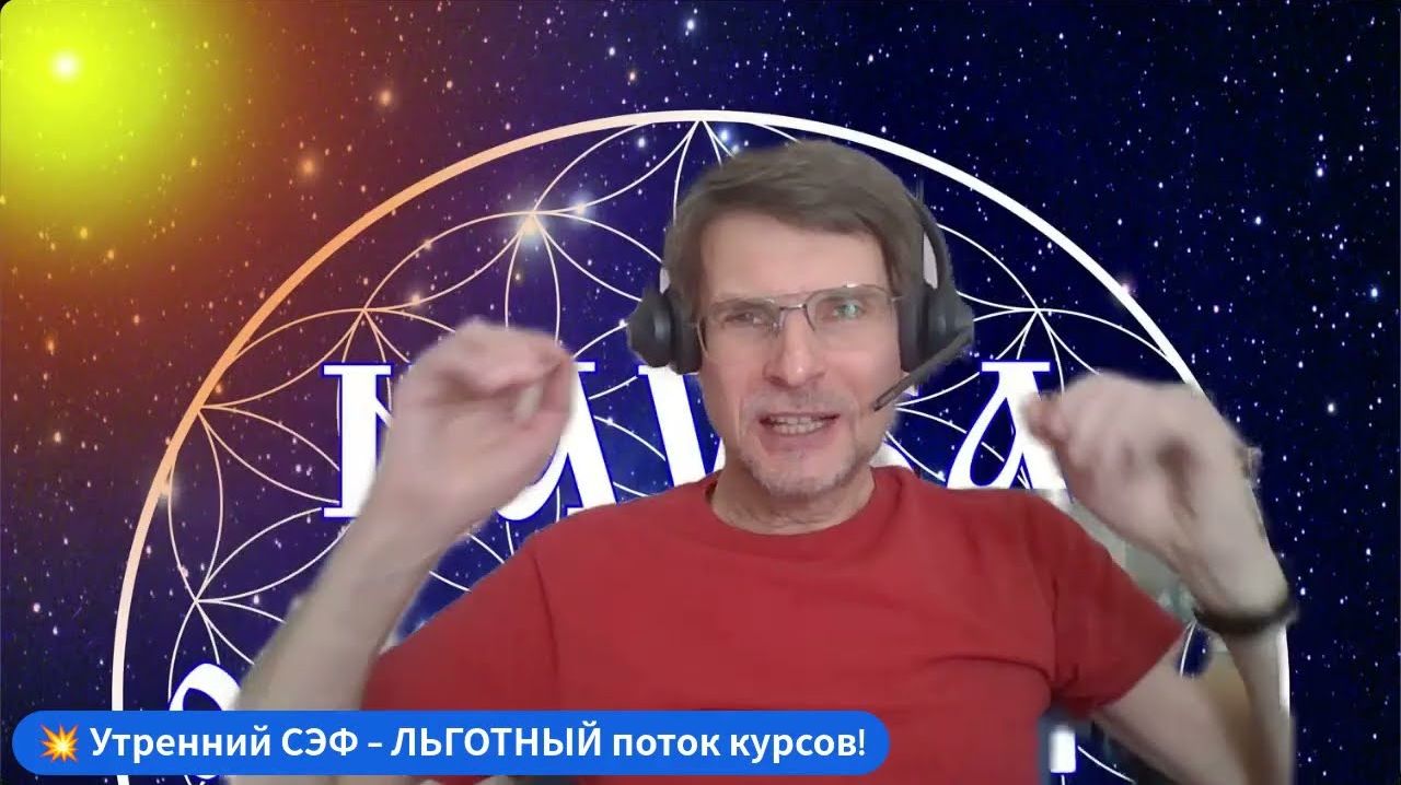 😇 Духовная Практика ЛЮБОВЬ К СЕБЕ - и ЛЬГОТНЫЙ поток Базовых курсов! 🌞 Утренний СЭФ! 😇