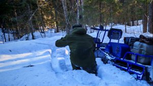 МотоБУКСИРОВЩИК АЛЬБАТРОС XL9 - Что Он Может На Самом Деле? ТЕСТ СНЕГОХОДА В ТАЙГЕ.