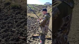 22 марта выехали на рыбалку, наловили рыбы , поймали гадюку