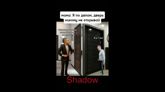 Мама: Я по делам, дверь никому не открывай #shorts #Shadow #shadow #MrShadow #mellstroy #Mellstroy