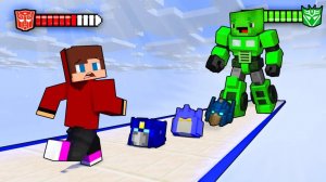 ДЖЕЙ Джей против Майки в игре Трансформеры РАШ. Майнкрафт Мультик