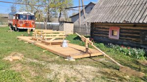 КАК  ИЗ НЕСКОЛЬКИХ ДОСОК И ПЕНОПЛАСТА ПОСТРОИТЬ ПЛОТ ДЛЯ СПЛАВА ПО РЕКЕ