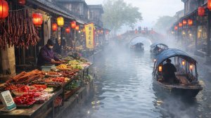 Скрытая Венеция Китая: прогулка по 1000-летнему водному городу Шаосин (словно на картине тушью)